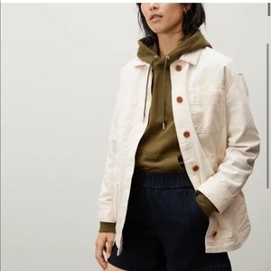 Everlane Chore Jacket, Size Small. Never worn.  Color is Canvas